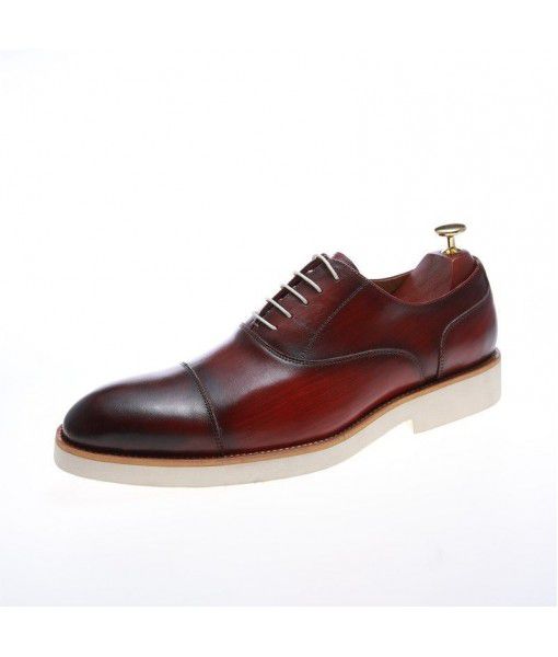 Dress height increasing genuine leather custom formal luxury made in British shoes for men 