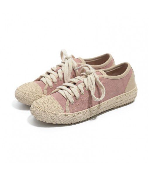 Hot selling new ladies canvas shoes breathable flat ugly shoes casual latest canvas shoes women 