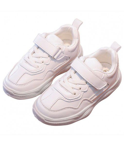 New children's shoes in the spring of 2019: Children's shoes, small white shoes, boys' leisure, girls' sports shoes
