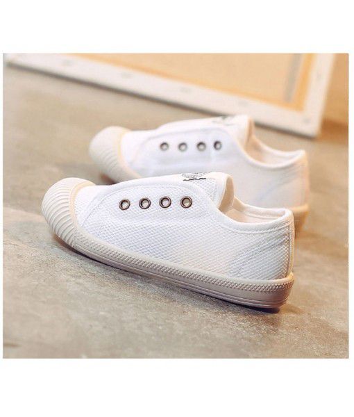 Children's Tennis Shoes Boys' and girls' shoes 2020 summer new breathable mesh shoes canvas shoes baby shoes