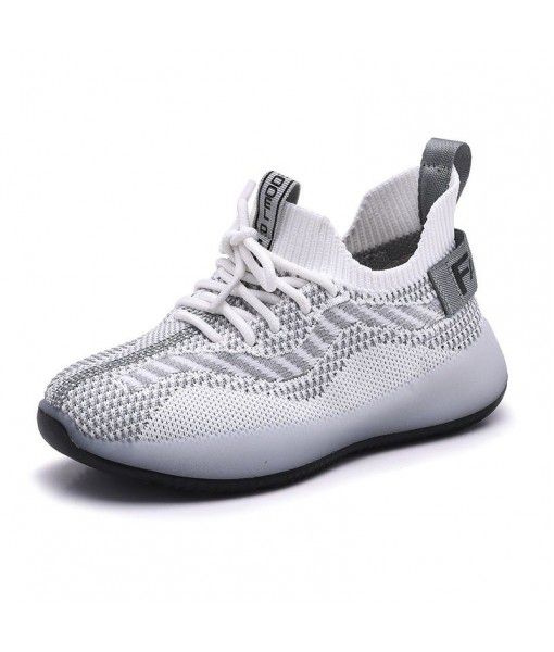 Children's shoes 2020 spring new sports shoes children's casual shoes boys' medium and large single shoes summer and Korean version net shoes