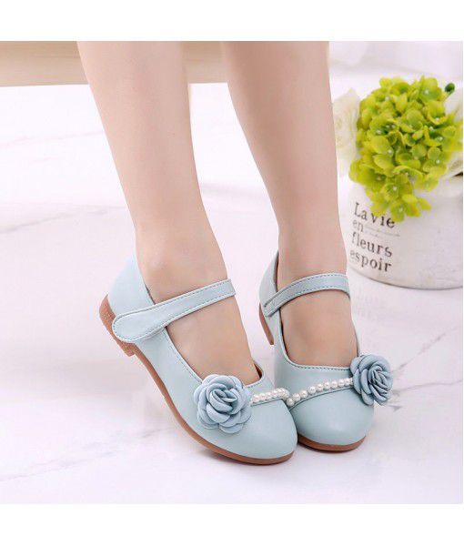 2020 summer new Korean girls' sandals princess shoes hollow baby shoes children's beach shoes
