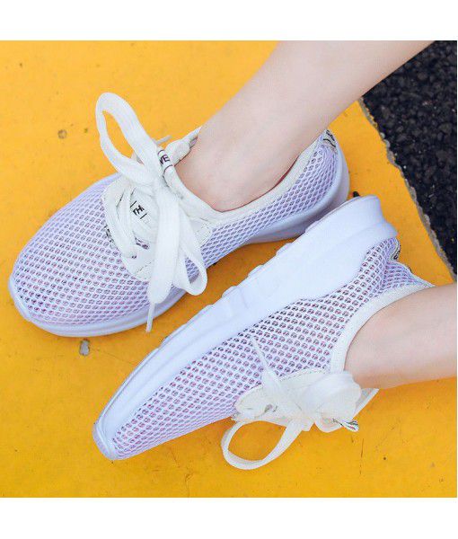 Children's shoes 2020 new Korean fashion single mesh shoes breathable casual shoes big children's mesh children's sports shoes
