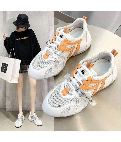 European station bag bottom net yarn breathable old father shoes female spring and summer 2020 new net red women's shoes