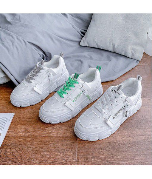 2020 summer new style breathable old dad shoes women ins fashionable thick bottom all kinds of Korean casual sports shoes small white shoes women