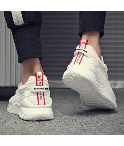 Men's shoes new summer fly woven breathable old dad shoes men's Coconut sports fashion shoes all kinds of net red casual shoes