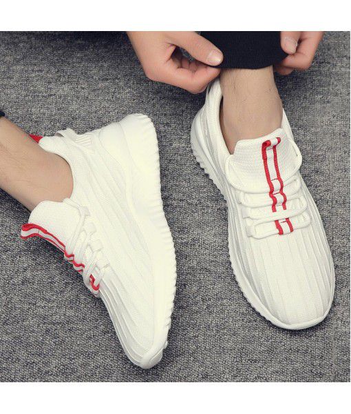 Men's shoes new summer fly woven breathable old dad shoes men's Coconut sports fashion shoes all kinds of net red casual shoes