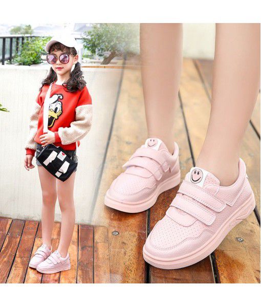Girls' shoes spring and autumn 2020 new children's sports shoes girls' small white shoes middle and big children's casual shoes board shoes students