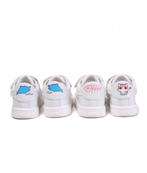 Children's shoes girl's small white shoes 2020 new Korean version breathable spring and autumn children's sports shoes girl's board shoes