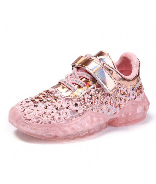 Girls' shoes 2020 new spring and autumn ins super hot children's net red sandals daddy shoes girl's sports shoes