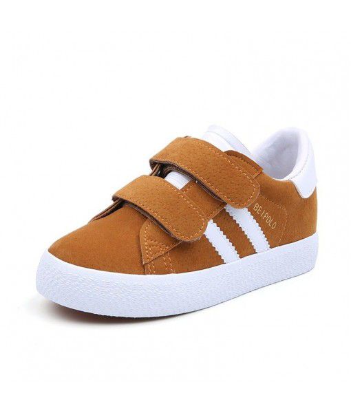 Velcro girls' shoes wholesale children's shoes boys' sports shoes spring new student antiskid leisure shoes