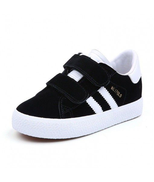 Velcro girls' shoes wholesale children's shoes boys' sports shoes spring new student antiskid leisure shoes