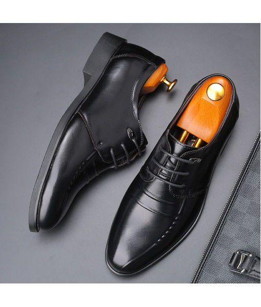 Spring and autumn new men's gentleman shoes leather shoes men's Wenzhou shoes wholesale Z