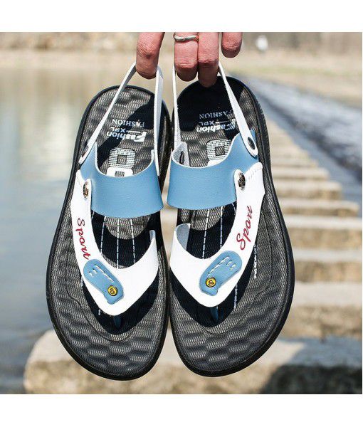 New men's sandals men's trend toe beach shoes casual antiskid Sandal