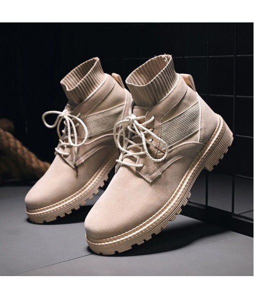 Martin boots autumn 2019 British leisure outdoor shoes men's New Retro high top fashion street shoes