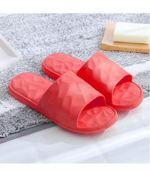 New candy color water cube couple bathroom sandals in summer