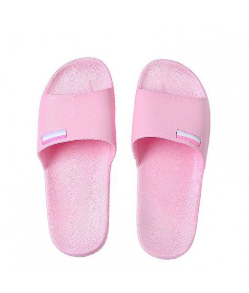 New candy color couple men's and women's summer bathroom sandals thickened wear-resistant and non slip soft bottom household sandals