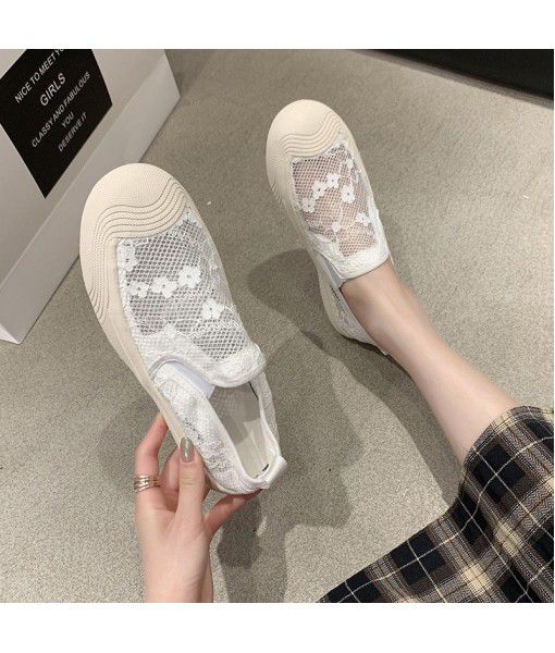 Mesh fisherman's shoes women's 2020 summer new flat bottomed all-around breathable women's shoes Korean version of netred leisure a hair substitute