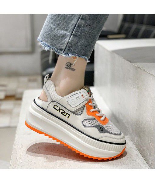 Summer casual rocking shoes for women 2020 new mesh breathable lightweight student's casual shoes