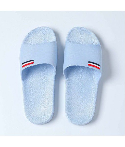 New candy color couple men's and women's summer bathroom sandals thickened wear-resistant and non slip soft bottom household sandals