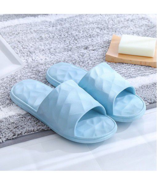 New candy color water cube couple bathroom sandals in summer