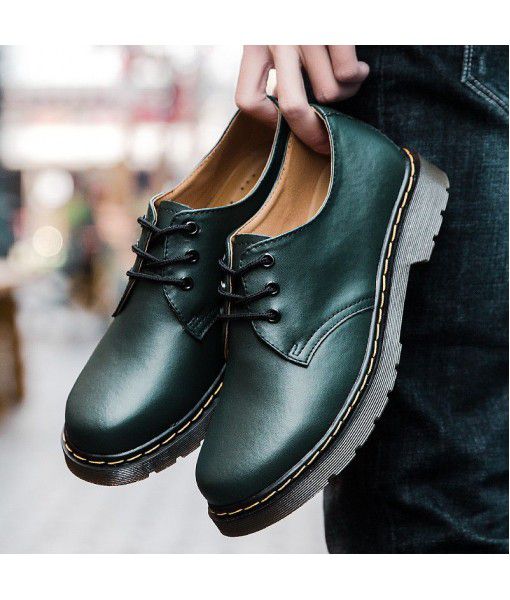 Low top 1461 casual Martin boots British Style Men's low top short boots round head men's and women's shoes couple casual work clothes leather