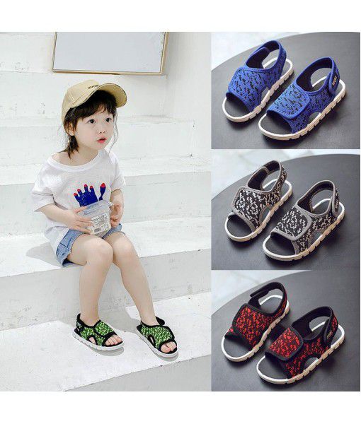 2019 summer new children's sandals for boys and girls Korean version small and medium-sized children's casual breathable mesh sandals
