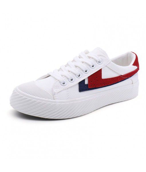 Canvas women 2020 new Korean version cloth shoes ulzzang element small white shoes spring breathable low top white shoes