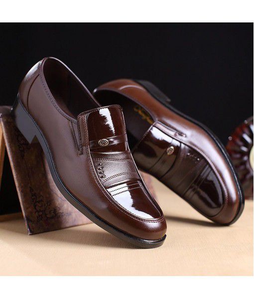 New spring and autumn men's shoes men's leather shoes men's British Korean men's casual shoes cross border single shoes
