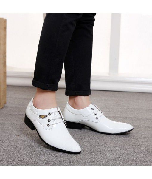 2020 spring and autumn new men's shoes cross border large size carved British business dress men's shoes office shoes