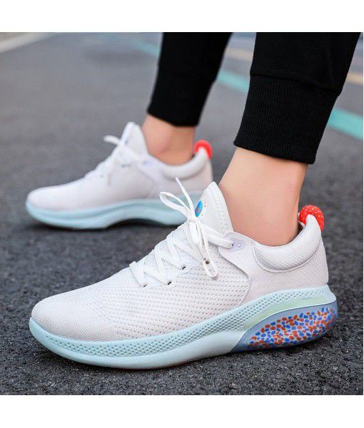 Spot wholesale men's shoes 2020 spring and summer new foreign trade flying woven coconut shoes all kinds of breathable sports leisure running shoes