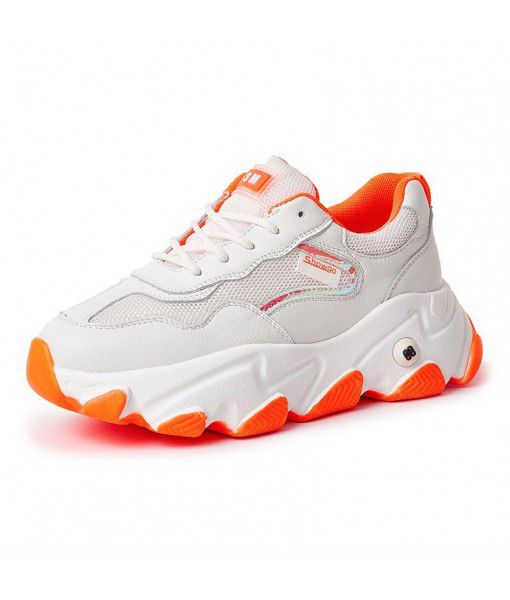 Spring 2020 new breathable and all-around Korean sports shoes female ins super hot old dad shoes female students running shoes