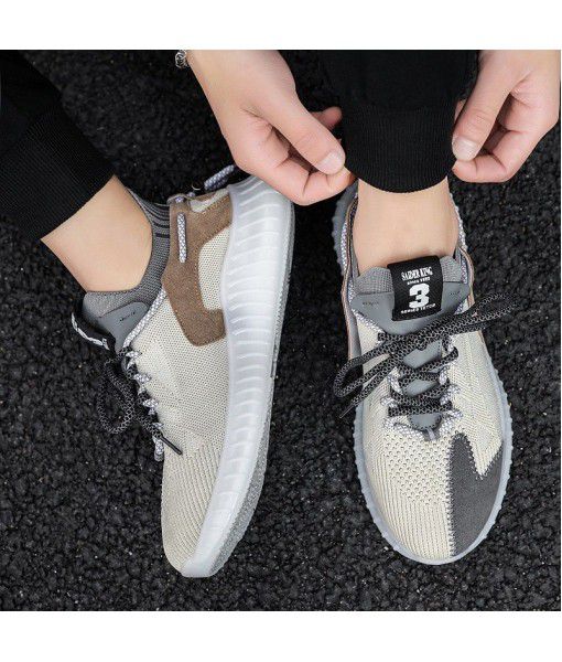 Men's Coconut shoes, breathable mesh leisure trend, new sports in 2020 summer, all-around men's shoes