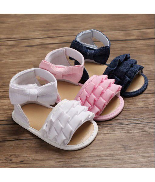 Foreign trade 0-1-year-old toddler shoes high top sandals summer soft sole baby shoes baby shoes
