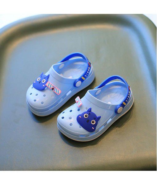 Spring and summer children's new cave shoes indoor cartoon cute sandals outdoor boys and girls Baotou sandals