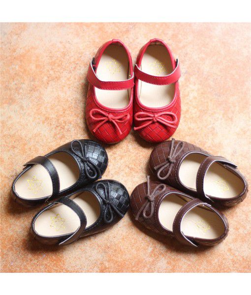 Spot processing bow baby shoes toddler shoes for children aged 1-4