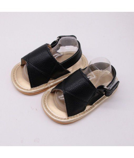 2018 new sandals 0-6-12-18 month old baby shoes European and American new princess sandals