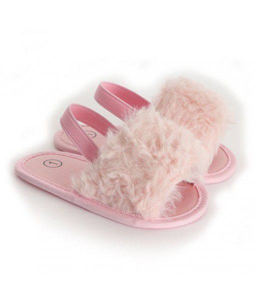 Manufacturer's special direct selling baby cloth sandals female baby cloth sandals female new baby sandals bow sandals