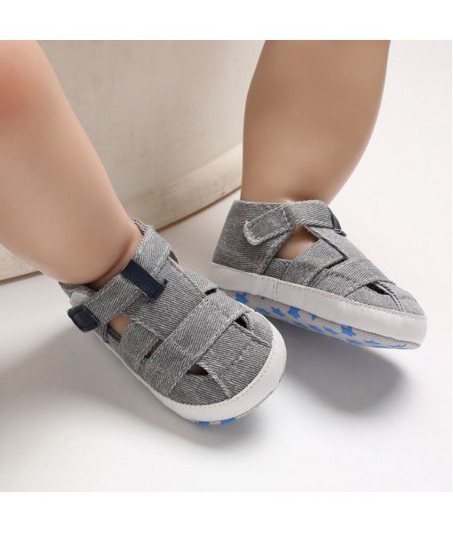 Baby shoes 0-1 year old boys and girls hollow out soft soled sandals multicolor leisure foreign trade toddlers