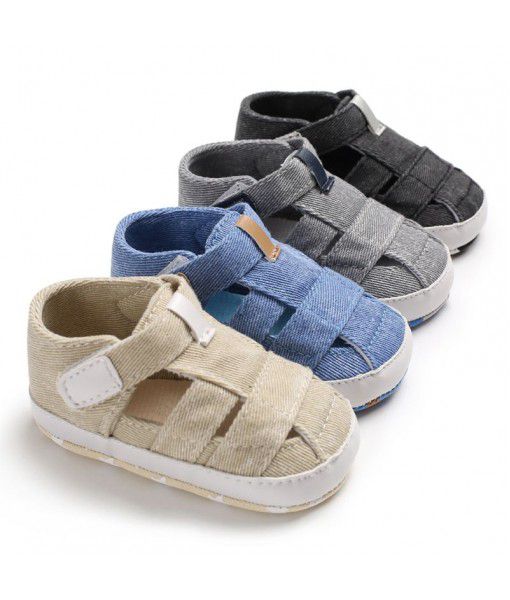 Baby shoes 0-1 year old boys and girls hollow out soft soled sandals multicolor leisure foreign trade toddlers