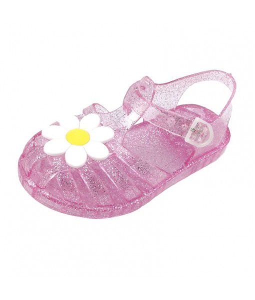 Cross border special for new men's and women's children's cave shoes Baotou jelly fisherman's baby Roman chrysanthemum sandals