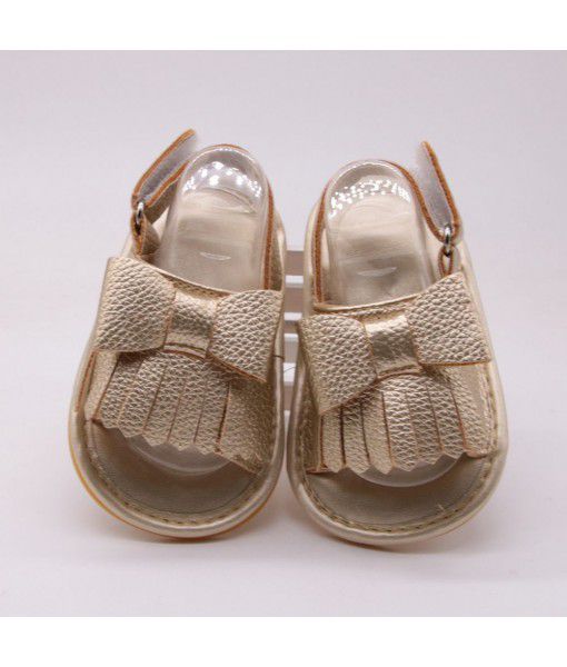 2018 new sandals 0-6-12-18 month old baby shoes European and American new princess sandals