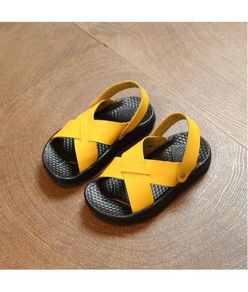 2018 new summer sandals children's shoes boys' sandals children's shoes girls' beach shoes Korean version hollow out and breathable