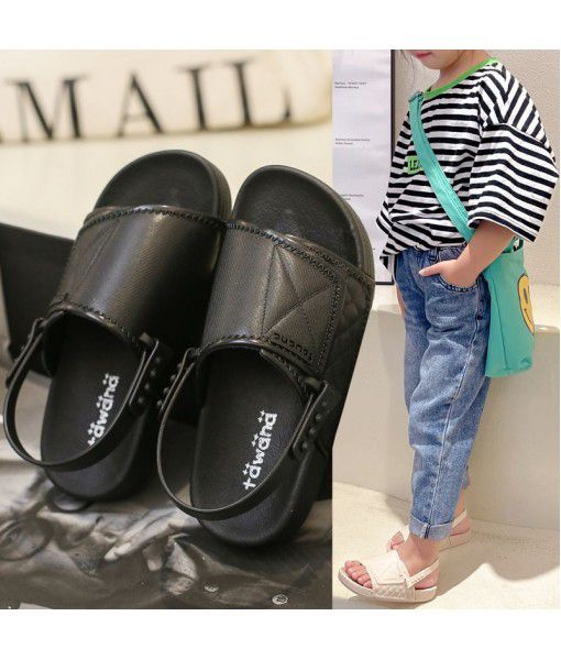 Tawana children's sandals net is a popular one word leisure flat bottom fashion parent-child slippers and children's slippers manufacturer wholesale