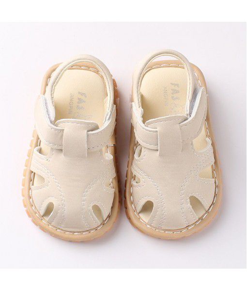 Baby sandals summer children's shoes baby shoes toddler shoes soft soles anti slip 0-2 year old male and female infants 2262
